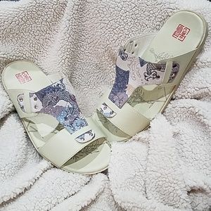 Ryu'z Asian Sandals Dragon fabric W11 M10 NEW